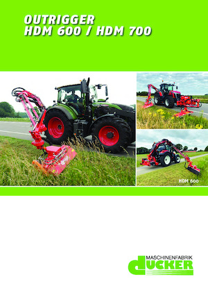 स्लोप मोवर Dücker HDM 600  VMS 1200