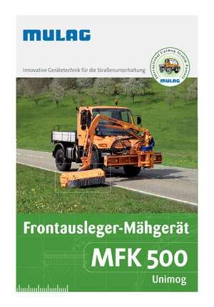 स्लोप मोवर Mulag MFK 500