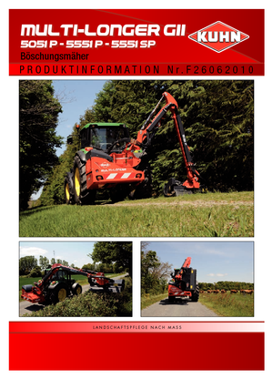 स्लोप मोवर Kuhn Multi-Longer GII HE 5051 P