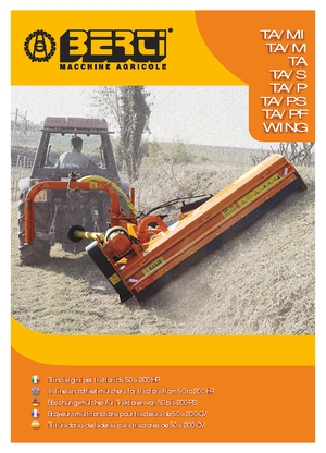 स्लोप मोवर Berti TA/MI 180