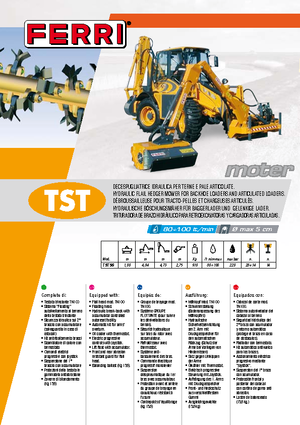 स्लोप मोवर Ferri TST 50