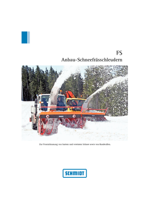 रोटरी स्नोब्लोअर Schmidt FS 90