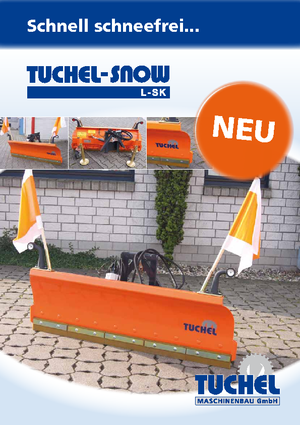 स्प्रिंग-फ्लैप के साथ स्नोप्लो Tuchel L-SK 155