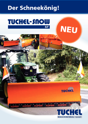 स्प्रिंग-फ्लैप के साथ स्नोप्लो Tuchel SF 250