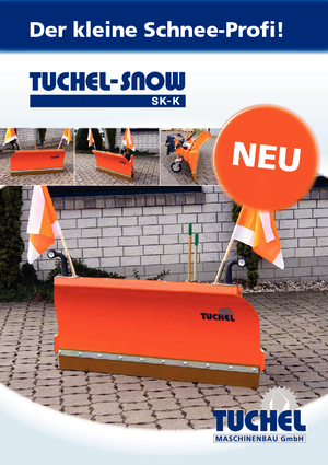 स्प्रिंग-फ्लैप के साथ स्नोप्लो Tuchel SK-K 150 