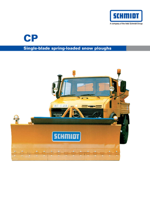 स्विवेल-फ्लैप के साथ स्नोप्लो Schmidt CP 3