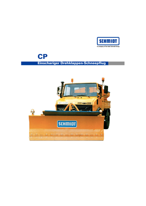 स्विवेल-फ्लैप के साथ स्नोप्लो Schmidt CP 3