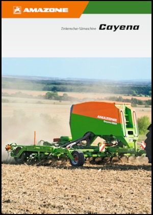 सोइंग मशीन Amazone Cayena 6001