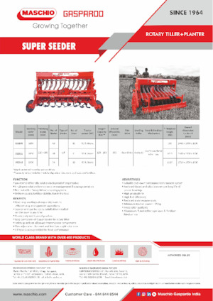 सोइंग मशीन Gaspardo SS1809