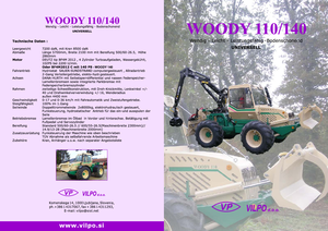 स्पेशल स्किडिंग ट्रैक्टर Vilpo Woody 110