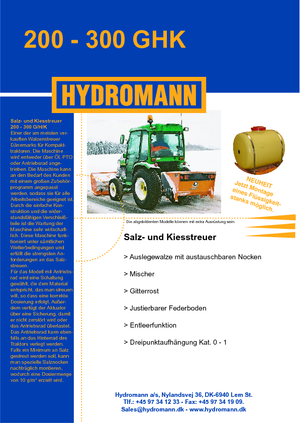 अटैचेबल स्प्रेडर Hydromann 200 H