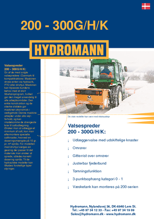 अटैचेबल स्प्रेडर Hydromann 200 H