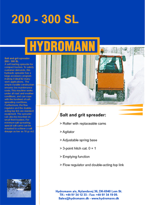 अटैचेबल स्प्रेडर Hydromann 300 SL