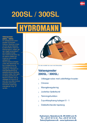 अटैचेबल स्प्रेडर Hydromann 300 SL