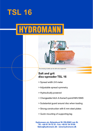 अटैचेबल स्प्रेडर Hydromann TSL 16