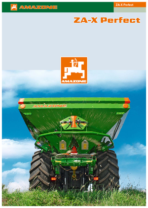 फर्टिलाइज़र स्प्रेडर Amazone ZA-XW Perfect 502