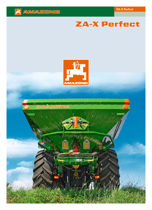 फर्टिलाइज़र स्प्रेडर Amazone ZA-XW Perfect 502