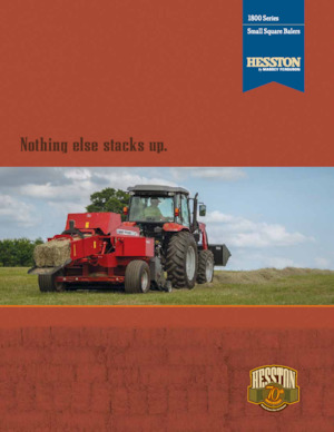 स्क्वायर बेलर Massey Ferguson 1838