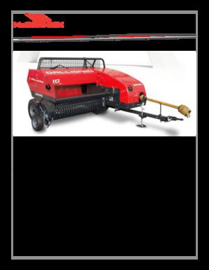 स्क्वायर बेलर McCormick 3690s