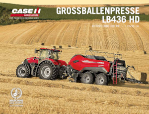 स्क्वायर बेलर Case IH LB 436 HD PC