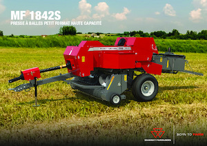स्क्वायर बेलर Massey Ferguson SB 1842S