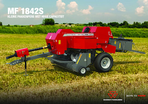 स्क्वायर बेलर Massey Ferguson SB 1842S