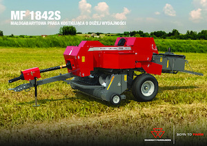 स्क्वायर बेलर Massey Ferguson SB 1842S