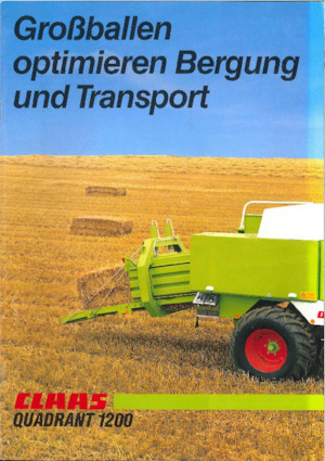 स्क्वायर बेलर Claas Quadrant 1200