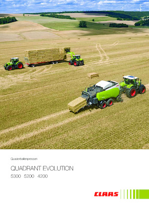 स्क्वायर बेलर Claas Quadrant 4200 Evolution RF