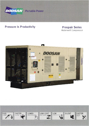 स्टेशनरी एयर कंप्रेसर - डीजल, इलेक्ट्रिक, गैसोलीन Doosan PA1200Cfs