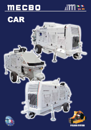 स्टेशनरी कंक्रीट पंप Mecbo Car P7.150