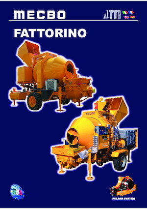 स्टेशनरी कंक्रीट पंप Mecbo Fattorino P2.600