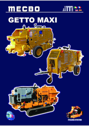 स्टेशनरी कंक्रीट पंप Mecbo Getto Maxi