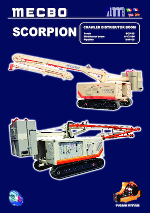 स्टेशनरी कंक्रीट पंप Mecbo Scorpion