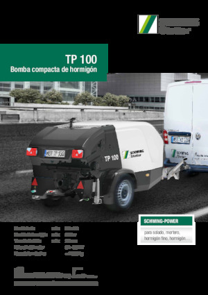 स्टेशनरी कंक्रीट पंप SCHWING-Stetter TP 100 E