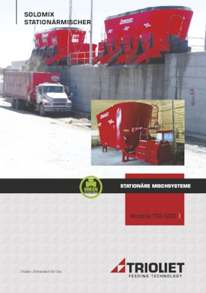 स्टेशनरी फीड मिक्सर Trioliet Solomix 2 - 2000