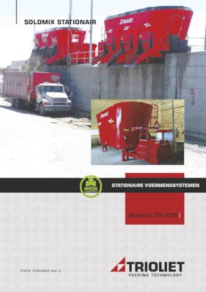 स्टेशनरी फीड मिक्सर Trioliet Solomix 2 - 2000