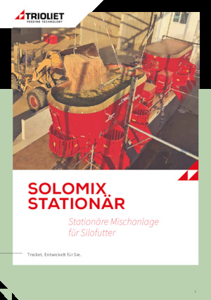 स्टेशनरी फीड मिक्सर Trioliet Solomix 2 - 2000 ZK C