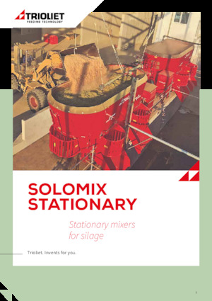 स्टेशनरी फीड मिक्सर Trioliet Solomix 2 - 2000 ZK C