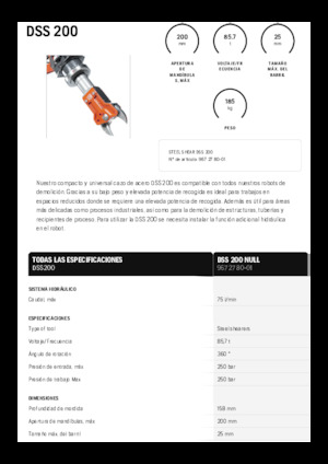 स्टील स्क्रैप कटर Husqvarna DSS 200