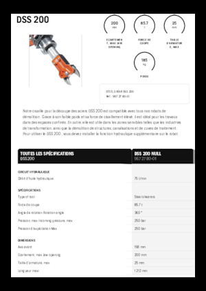 स्टील स्क्रैप कटर Husqvarna DSS 200
