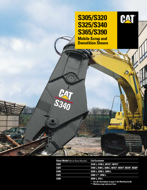 स्टील स्क्रैप कटर Caterpillar S305