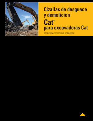 स्टील स्क्रैप कटर Caterpillar S3050