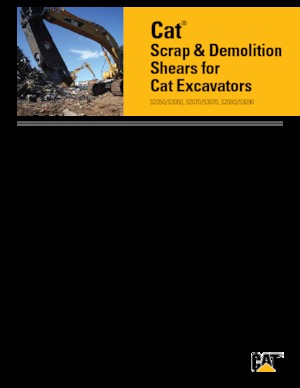 स्टील स्क्रैप कटर Caterpillar S3090