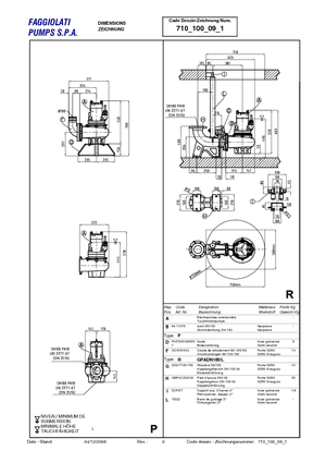 सीवेज पंप Faggiolati G 409 T1M1-P90AA0