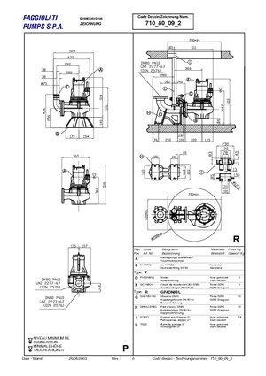 सीवेज पंप Faggiolati G 409 T1M2-M65AA0