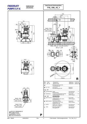 सीवेज पंप Faggiolati G 410 R1M1-P90AA2