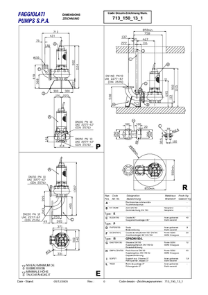 सीवेज पंप Faggiolati G 413 R1M3-S100AA2