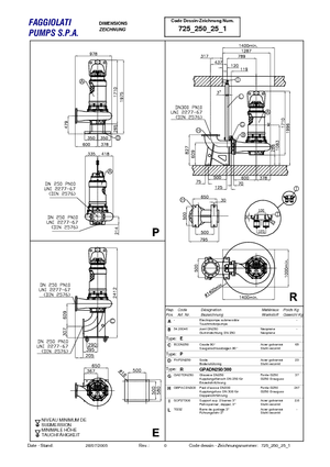 सीवेज पंप Faggiolati G 425 R2C3-V105AA2