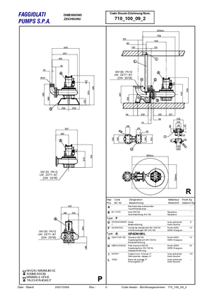सीवेज पंप Faggiolati G 609 T2C1-P80AA0